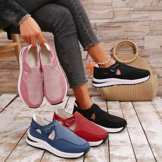Breathable Cutout Slip-Ons