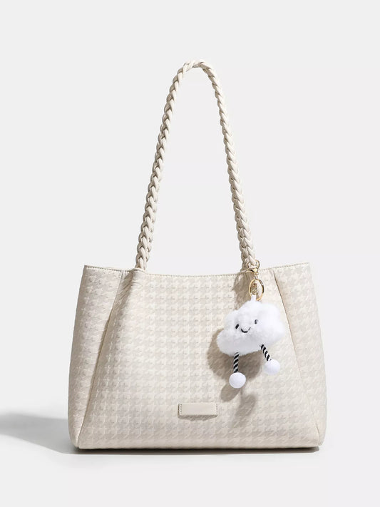 Houndstooth Pattern Shoulder Bag