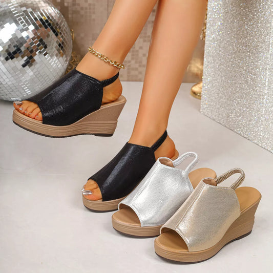 Open Toe Wedge Sandals