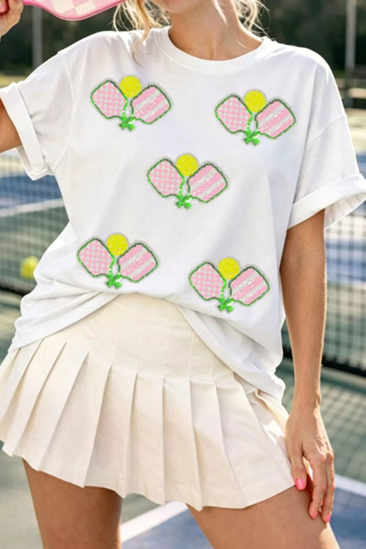Sequin Pickleball Short Sleeve Tee