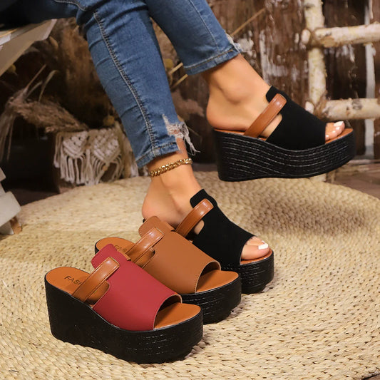 Open Toe Wedge Sandals