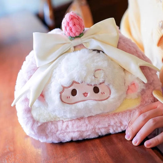Plush Sheep Backpack Bag