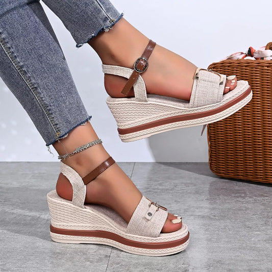 Open Toe Wedge Sandals