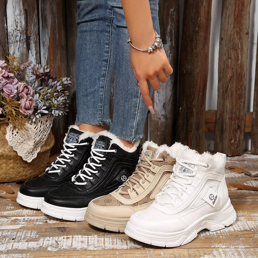 Plush Lined Ankle Boots