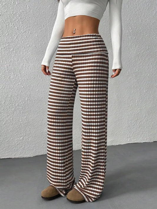 Striped Wide Leg Pants