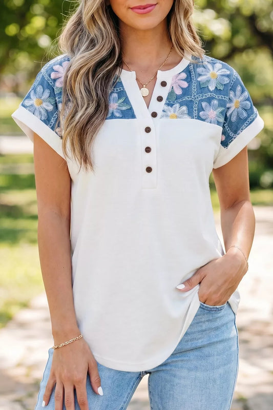Floral Short Sleeve T-Shirt