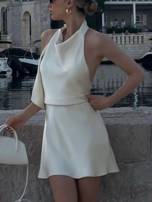 Halter Neck Mini Dress