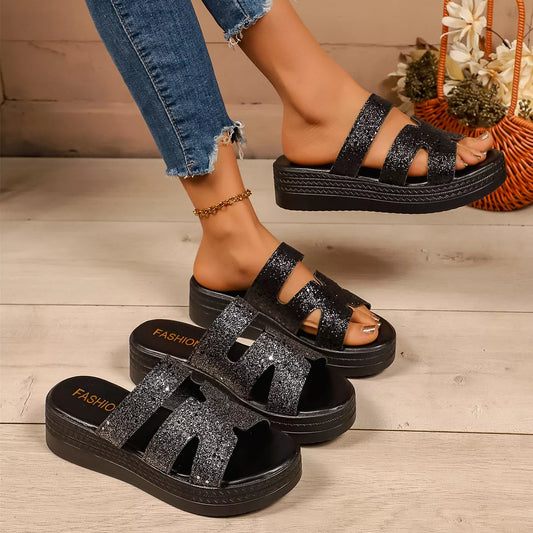 Open Toe Platform Sandals