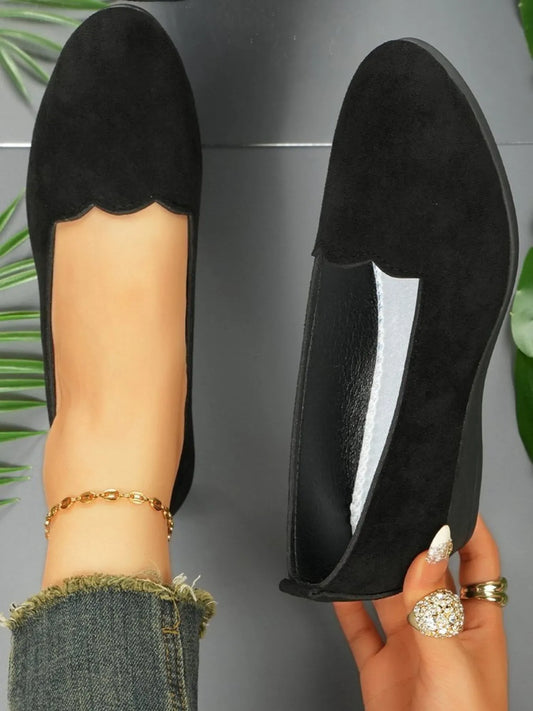 Round Toe Slip-Ons