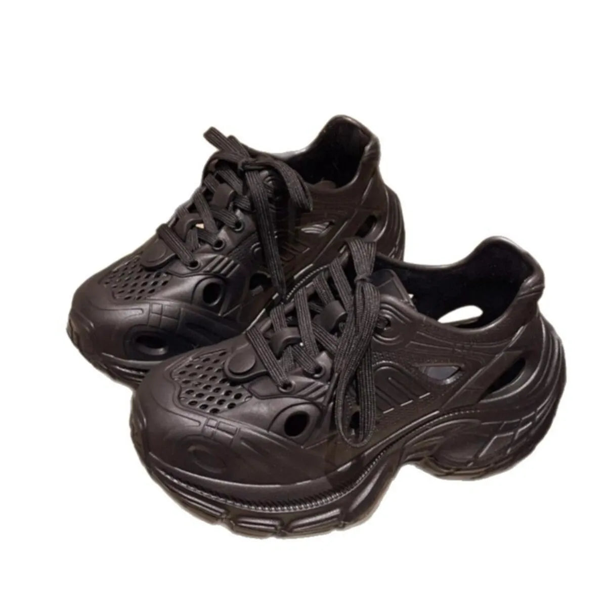 Lace Up Platform Sneakers
