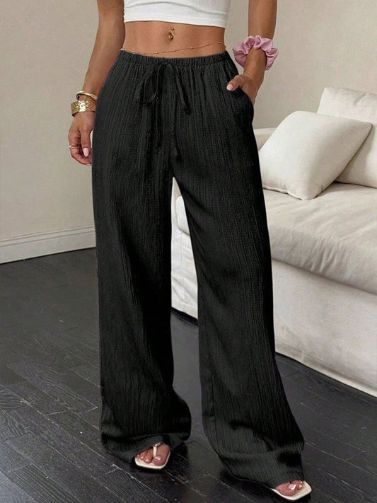 Tied Wide Leg Pants