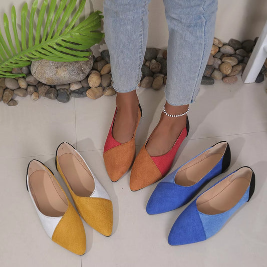 Point Toe Flats Slip-Ons