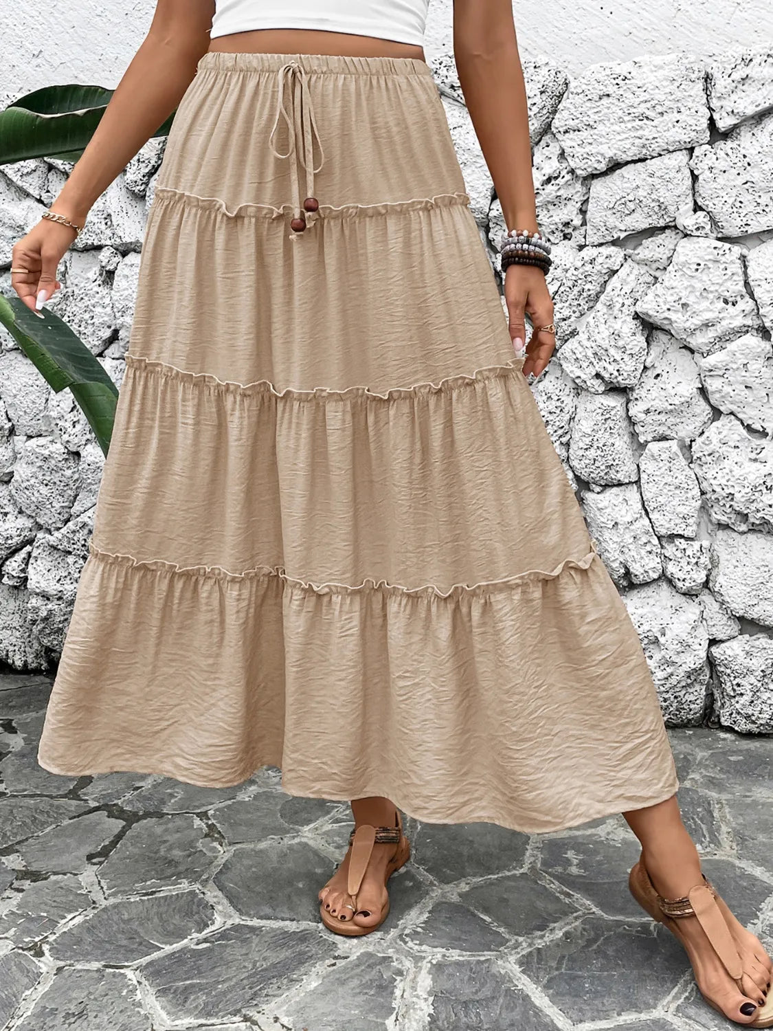Frill Tiered Skirt