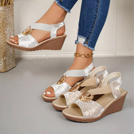 Open Toe Wedge Sandals