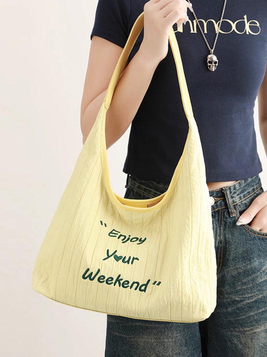 Letter Casual Shoulder Bag