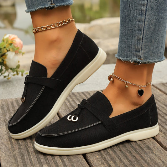 Casual Round Toe Slip-Ons