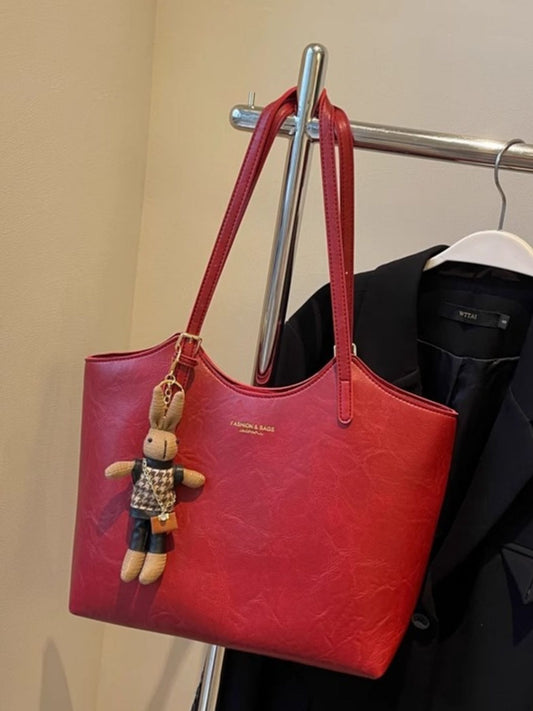 PU Leather Shoulder Bag