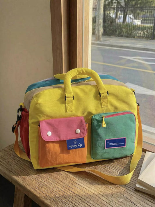 Duffel Bag with Multiple Pockets