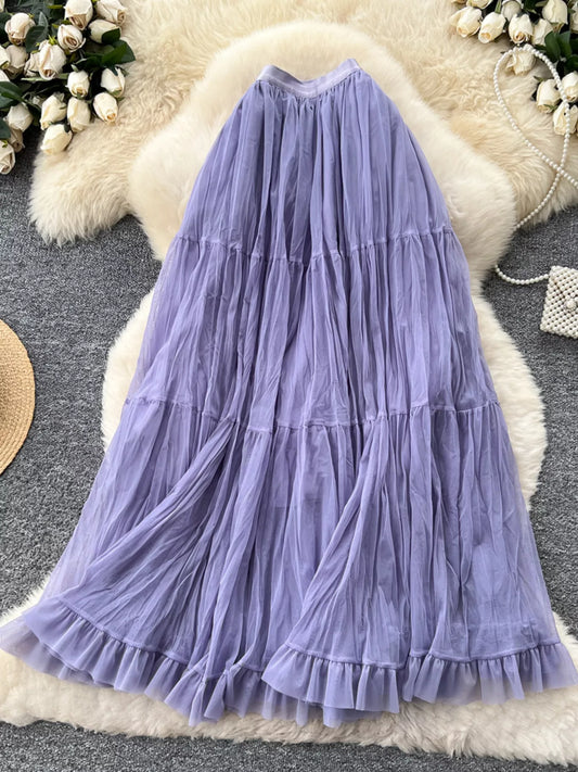 Tiered Tulle Skirt