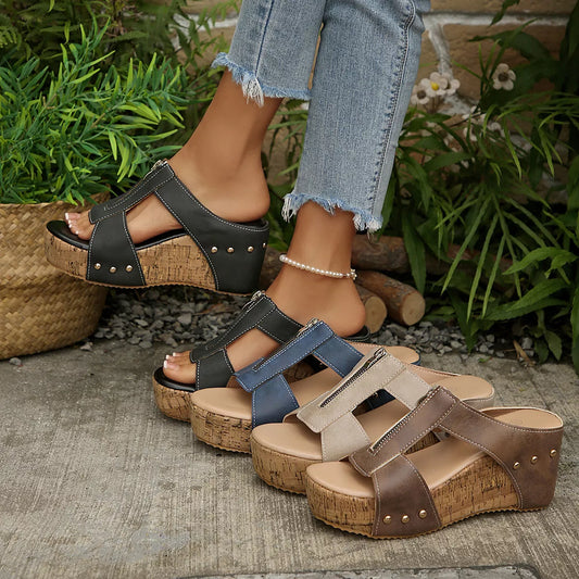 Open Toe Wedge Sandals