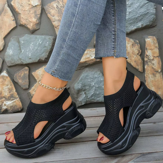 Open Toe Wedge Sandals