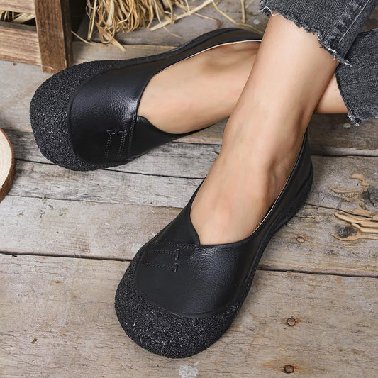 Round Toe Slip-Ons