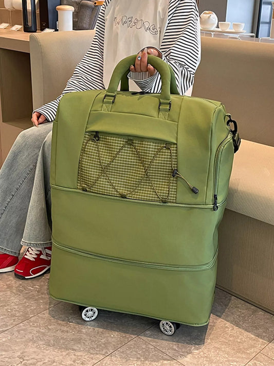 Expandable Rolling Duffel Bag