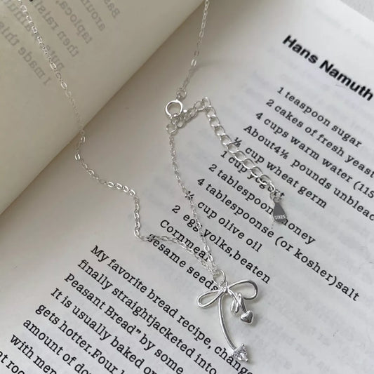 Bowknot Pendant Necklace