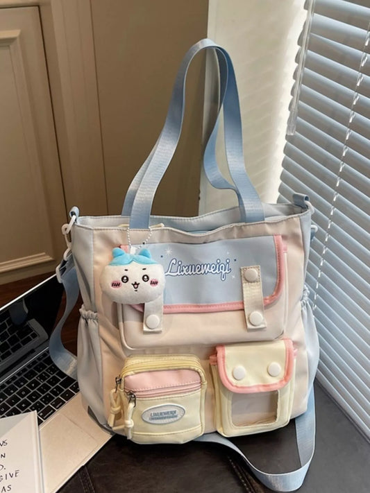 Multi-Pocket Shoulder Bag