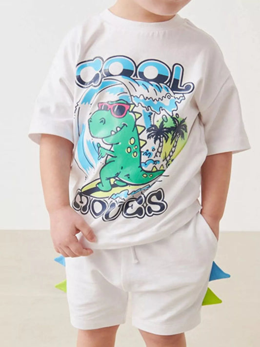 Children's Dinosaur Tee and Shorts Set