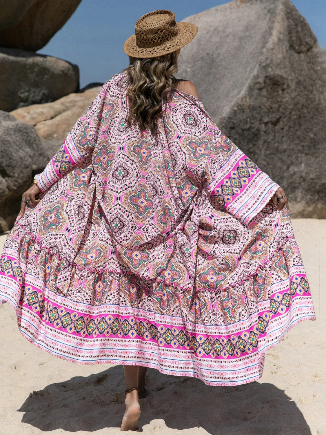 Printed Open Front Cover Up